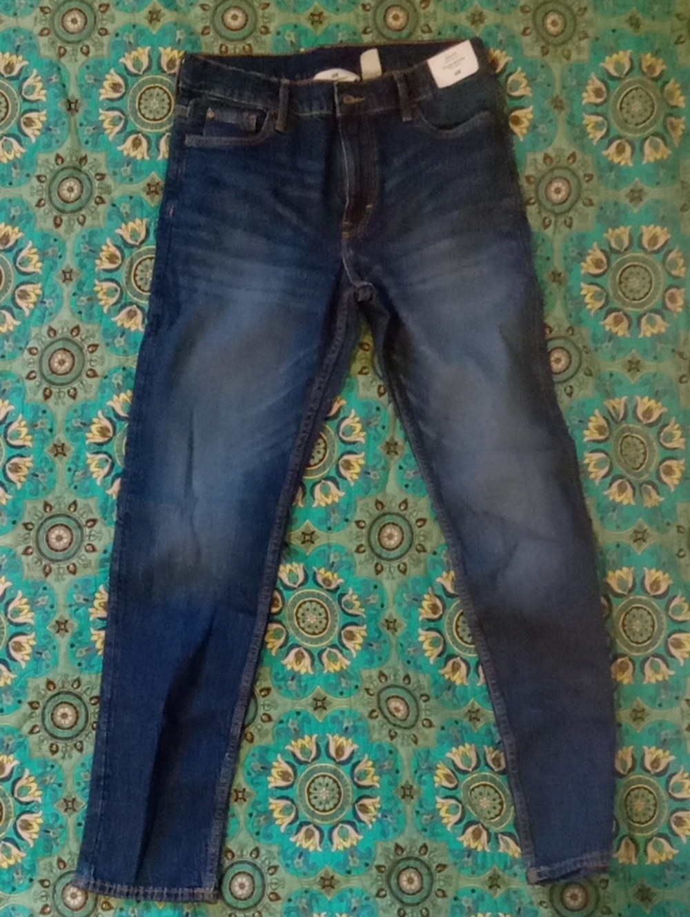 H&M Boys Blue Washed Slim Jeans